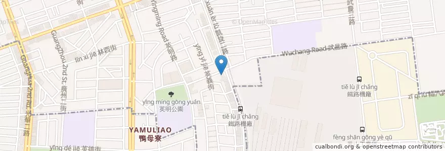 Mapa de ubicacion de 大立加油站 en Тайвань, Гаосюн, 苓雅區.