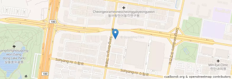 Mapa de ubicacion de 하나이비인후과 en Coreia Do Sul, Gyeonggi, 부천시.