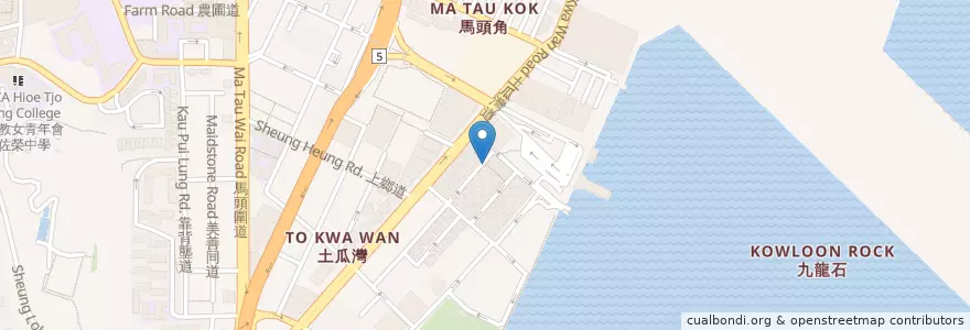 Mapa de ubicacion de 九龍城區 Kowloon City District en 中国, 広東省, 香港, 九龍, 新界, 九龍城區 Kowloon City District.
