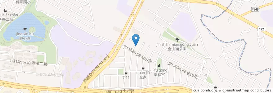 Mapa de ubicacion de 弋果幼稚園 en تایوان, 臺灣省, سینچو, 東區.