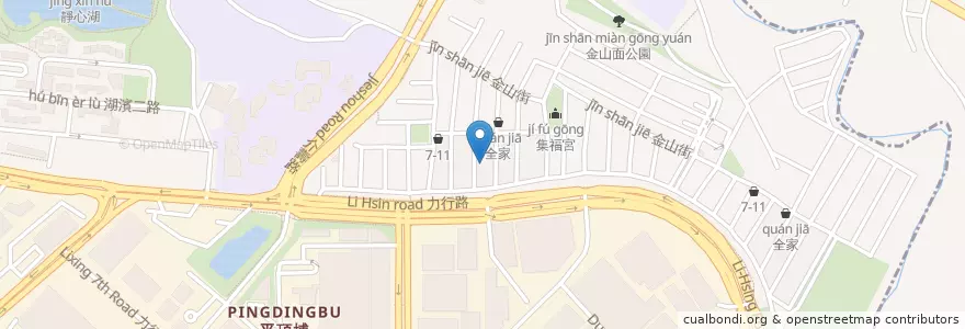 Mapa de ubicacion de 越式小館 en 臺灣, 臺灣省, 新竹市, 東區.