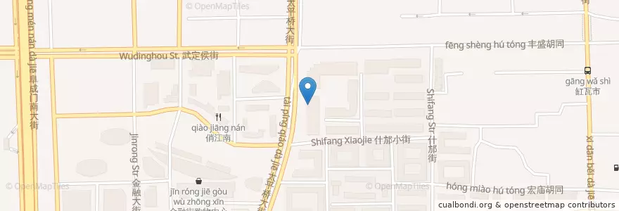 Mapa de ubicacion de 上海浦东发展银行 en China, Peking, Hebei, 西城区.
