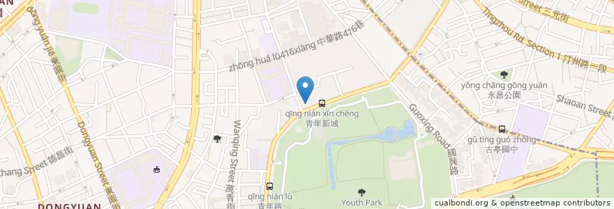 Mapa de ubicacion de 八方雲集 en 臺灣, 新北市, 臺北市, 萬華區.