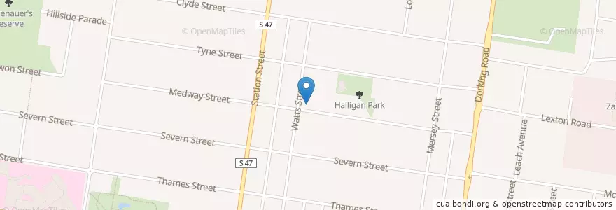Mapa de ubicacion de True Jesus Church, Box Hill en أستراليا, ولاية فيكتوريا, City Of Whitehorse.