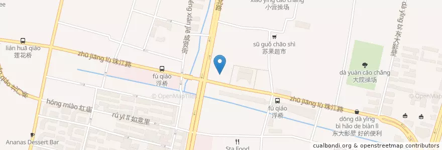 Mapa de ubicacion de 麦当劳 en 中国, 江苏省, 南京市, 玄武区.