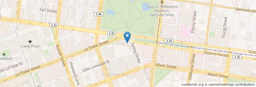 Mapa de ubicacion de Lost Angel en Австралия, Виктория, City Of Melbourne.