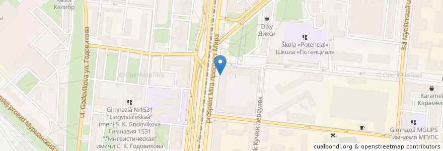 Mapa de ubicacion de Неофарм en Rússia, Distrito Federal Central, Москва, Северо-Восточный Административный Округ, Останкинский Район.
