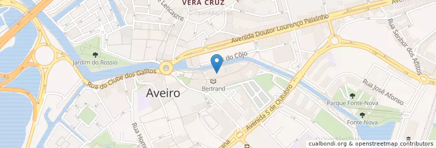 Mapa de ubicacion de Companhia das Sandes en Portugal, Aveiro, Centro, Baixo Vouga, Aveiro, Glória E Vera Cruz.