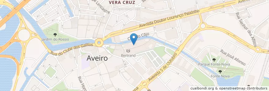 Mapa de ubicacion de Vitaminas en Portugal, Aveiro, Centro, Baixo Vouga, Aveiro, Glória E Vera Cruz.