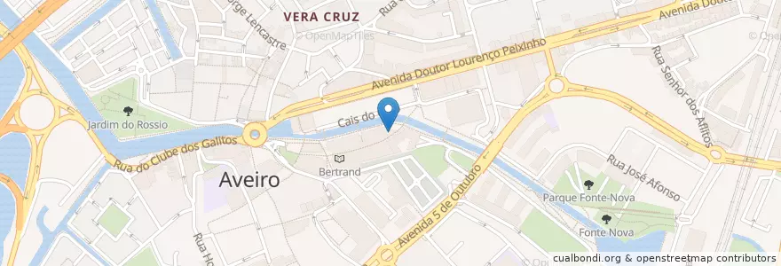 Mapa de ubicacion de Smile Up en 葡萄牙, Aveiro, Centro, Baixo Vouga, Aveiro, Glória E Vera Cruz.