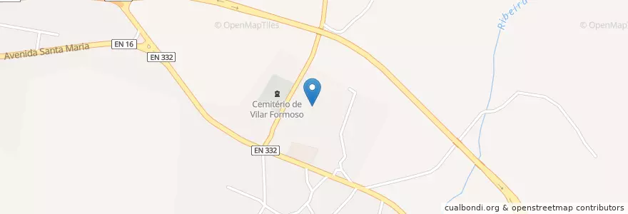 Mapa de ubicacion de Vilar Formoso en ポルトガル, Centro, Guarda, Beira Interior Norte, Almeida, Vilar Formoso.