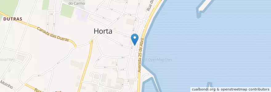 Mapa de ubicacion de Snack-Bar Andorinha en Portugal, Açores, Faial, Horta.