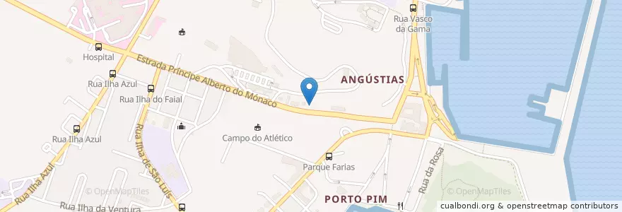 Mapa de ubicacion de Frederico Humberto Rodrigues, Lda en ポルトガル, アゾレス諸島, Faial, Horta, Horta (Angústias).