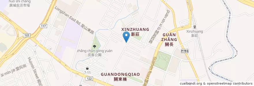 Mapa de ubicacion de 有修素食自助餐 en 타이완, 타이완성, 신주시, 둥구.