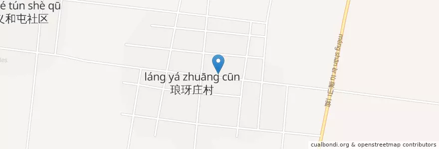Mapa de ubicacion de 兰山区 (Lanshan) en 中国, 山东省, 临沂市, 兰山区 (Lanshan), 枣园镇.