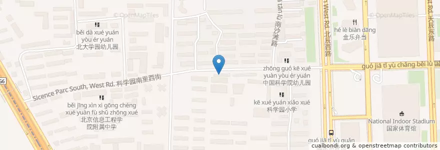 Mapa de ubicacion de 同仁堂 en الصين, بكين, خبي, 朝阳区 / Chaoyang.