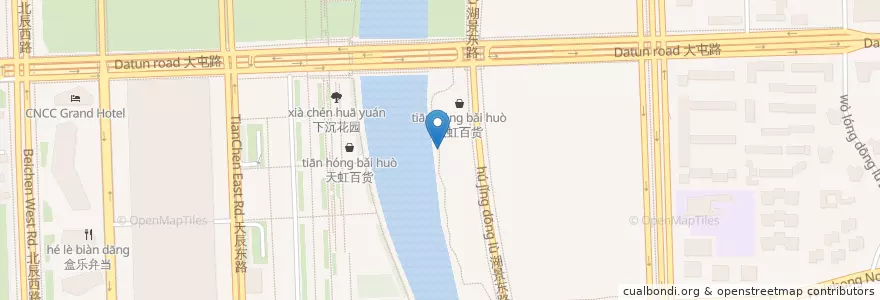 Mapa de ubicacion de 顺口溜 en 중국, 베이징시, 허베이성, 朝阳区 / Chaoyang.