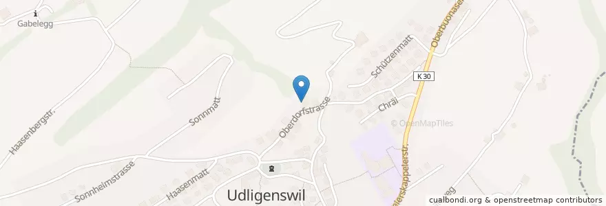 Mapa de ubicacion de Kindergarten Udligenswil en Schweiz/Suisse/Svizzera/Svizra, Luzern, Udligenswil.