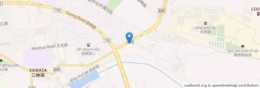 Mapa de ubicacion de 大瀚牙醫診所 en تایوان, 新北市, 三峽區.