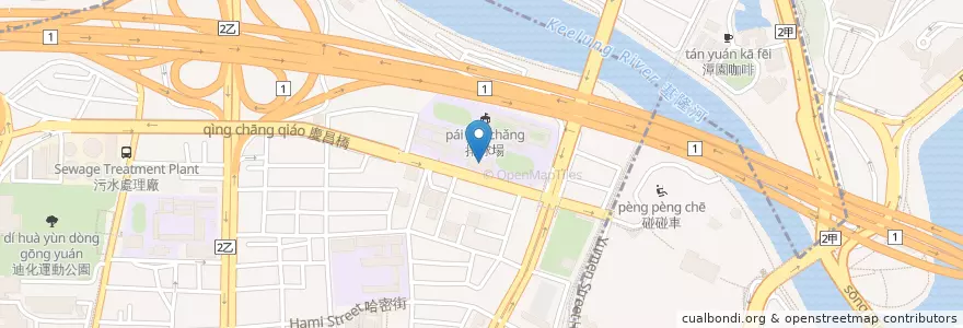 Mapa de ubicacion de 明倫高中圖書館 en 臺灣, 新北市, 臺北市.