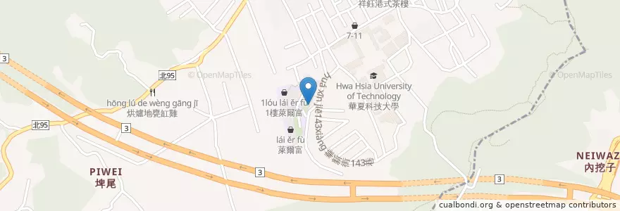 Mapa de ubicacion de 垃圾分類回收站 en 臺灣, 新北市, 中和區.