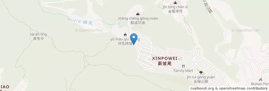 Mapa de ubicacion de 土地公廟 en 臺灣, 新北市, 臺北市, 內湖區.