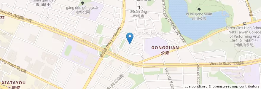 Mapa de ubicacion de 如意素食 en Taiwan, 新北市, Taipei, 內湖區.