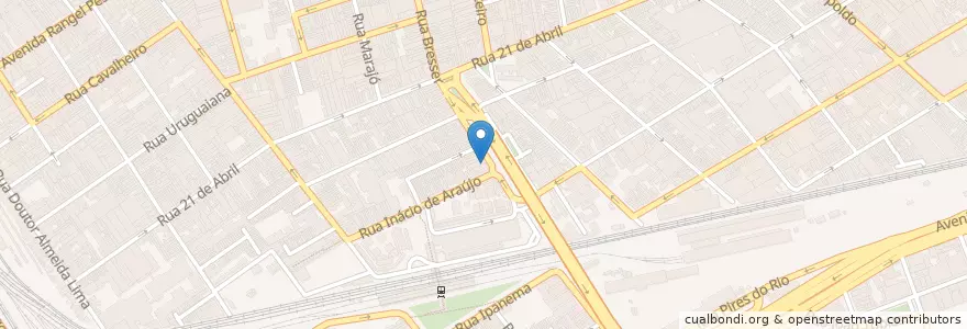 Mapa de ubicacion de Vitrine doS Salgados en 브라질, 남동지방, 상파울루, Região Geográfica Intermediária De São Paulo, Região Metropolitana De São Paulo, Região Imediata De São Paulo, 상파울루.