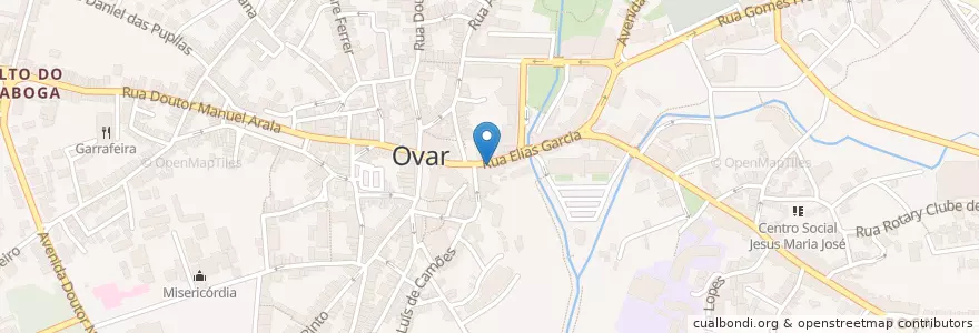 Mapa de ubicacion de Carmindo Lamy en 葡萄牙, Aveiro, Centro, Baixo Vouga, Ovar, Ovar, São João, Arada E São Vicente De Pereira Jusã.