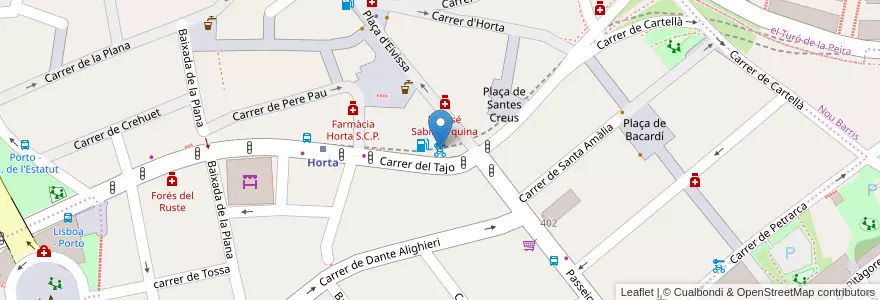 Mapa de ubicacion de 283 - Carrer Fulton 1 en اسپانیا, Catalunya, Barcelona, Barcelonès, Barcelona.