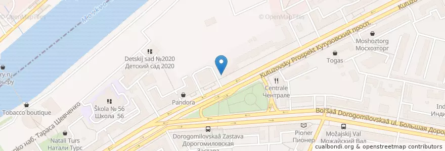 Mapa de ubicacion de Дели Индия en Russia, Distretto Federale Centrale, Москва.