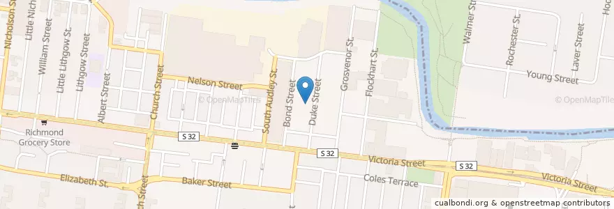 Mapa de ubicacion de Moon Dog Brewery en Австралия, Виктория, City Of Yarra, City Of Boroondara.