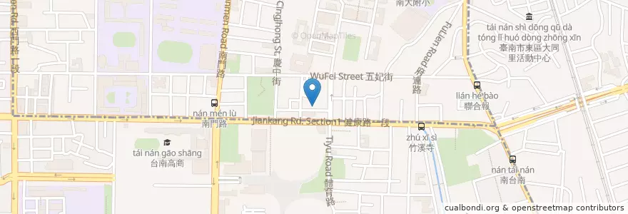 Mapa de ubicacion de 潘奇堡 en 臺灣, 臺南市, 南區.
