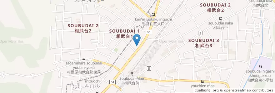 Mapa de ubicacion de 焼鳥はつらいよ en Japão, 神奈川県, 座間市.
