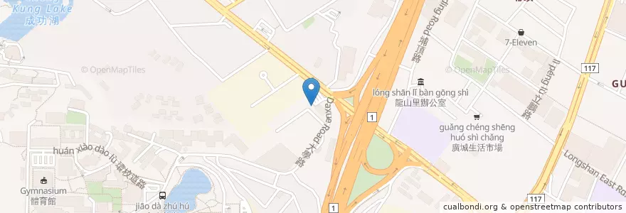 Mapa de ubicacion de 中油加油站 en 台湾, 台湾省, 新竹市, 東区.