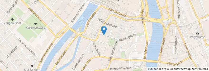 Mapa de ubicacion de Globus en Switzerland, Zurich, District Zurich, Zurich.
