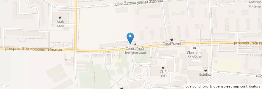 Mapa de ubicacion de Профессионал банк en روسيا, Центральный Федеральный Округ, محافظة موسكو, Городской Округ Шатура.