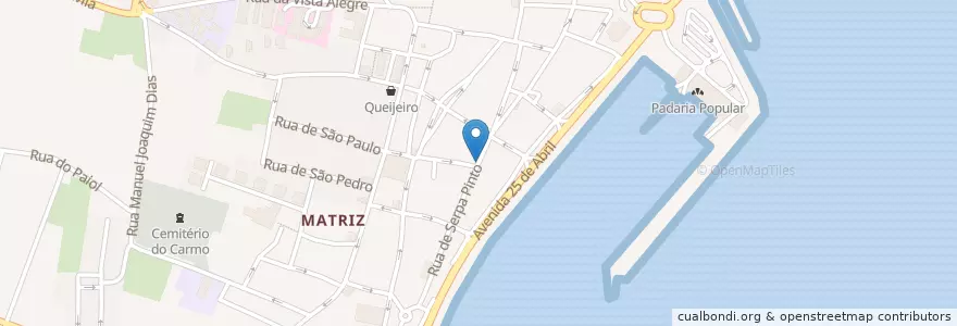 Mapa de ubicacion de Praça da República en Portekiz, Açores, Faial, Horta, Horta (Matriz).