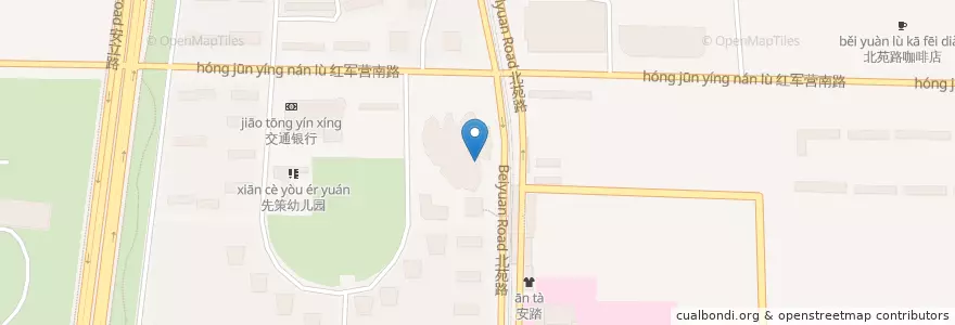 Mapa de ubicacion de 麦当劳 en China, Peking, Hebei, 朝阳区 / Chaoyang.
