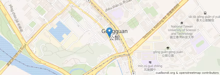 Mapa de ubicacion de 維倫麵店 en تايوان, تايبيه الجديدة, تايبيه.