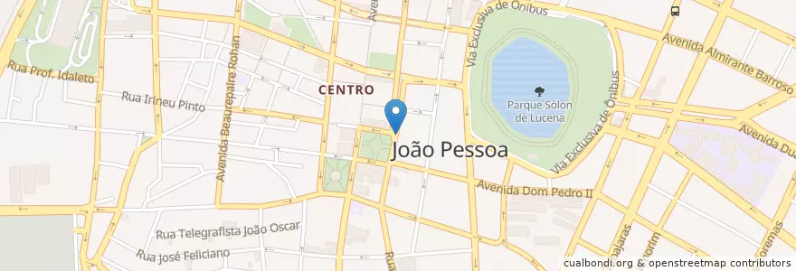 Mapa de ubicacion de Banco do Brasil en Brazil, Severovýchodní Region, Paraíba, Região Geográfica Intermediária De João Pessoa, Região Geográfica Imediata De João Pessoa, Região Metropolitana De João Pessoa, João Pessoa.