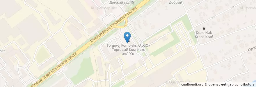 Mapa de ubicacion de Деловая колбаса en ロシア, 中央連邦管区, モスクワ州, Городской Округ Красногорск.