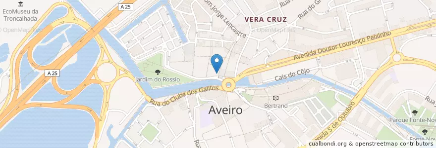 Mapa de ubicacion de Fidelidade en Portekiz, Aveiro, Centro, Baixo Vouga, Aveiro, Glória E Vera Cruz.