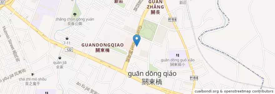 Mapa de ubicacion de 麥當勞 en Taiwan, 臺灣省, 新竹市, 東區.