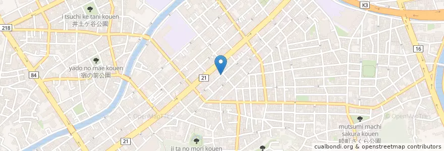Mapa de ubicacion de 南谷歯科 en Japón, Prefectura De Kanagawa, Yokohama, Barrio Minami.