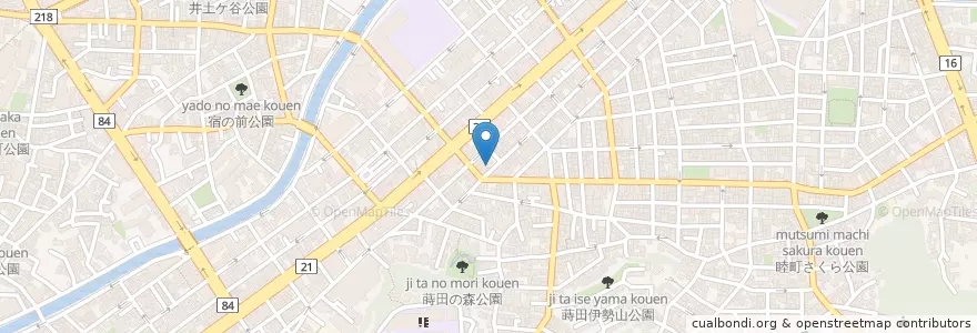 Mapa de ubicacion de 濱倶楽部 en اليابان, كاناغاوا, 横浜市, 南区.