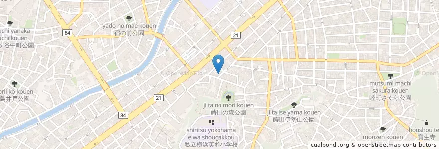 Mapa de ubicacion de ロッシュ en Japón, Prefectura De Kanagawa, Yokohama, Barrio Minami.