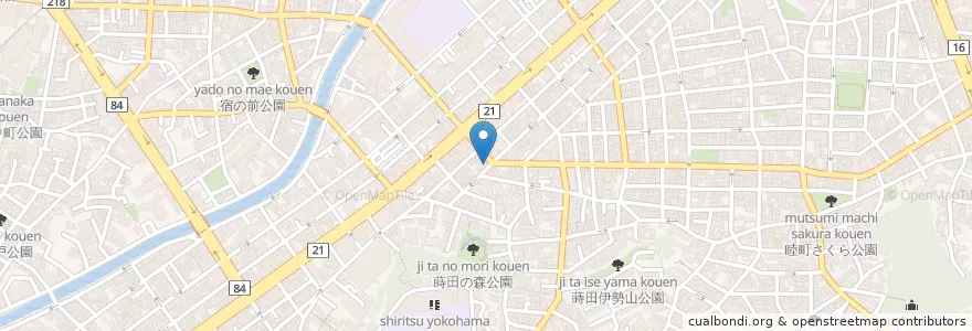 Mapa de ubicacion de 中華料理 太田楼 en Japão, 神奈川県, 横浜市, 南区.