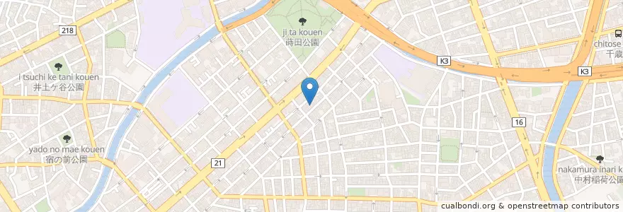 Mapa de ubicacion de そば処 増家 en اليابان, كاناغاوا, 横浜市, 南区.