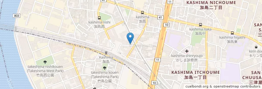 Mapa de ubicacion de 居酒屋八剣伝 en Japon, Préfecture D'Osaka, 大阪市, 淀川区.